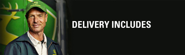 Image of a dealer with a headline that reads Delivery Includes