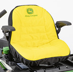 Seat cover, 18-in. (46-cm), yellow, with armrests
