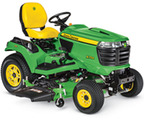 Follow link to the X754 Signature Series 4-Wheel Steer Tractor, Less Mower Deck product page.