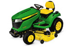 Follow link to the X580 Multi-Terrain Tractor, 54-inch deck product page.