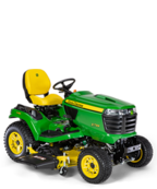 Follow link to the X739 Signature Series 4-Wheel Steer, 4-Wheel Drive Tractor, Less Mower Deck product page.