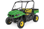 Follow link to the Gator&amp;#8482; XUV590E (Green &amp; Yellow) Utility Vehicle (MY20) product page.