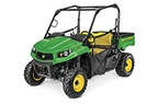 Follow link to the Gator&amp;#8482; XUV590M (Green &amp; Yellow) Utility Vehicle (MY20) product page.