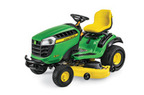 Follow link to the E160 Lawn Tractor product page.