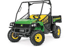 Follow link to the Gator&amp;#8482; XUV825M Utility Vehicle, California Model (MY20) product page.