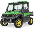 Follow link to the Gator&amp;#8482; XUV835R (Green &amp; Yellow) Utility Vehicle; Cab + HVAC product page.