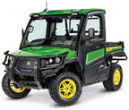 Follow link to the Gator&amp;#8482; XUV835R Signature Edition (Green &amp; Yellow) Utility Vehicle; Cab + HVAC product page.