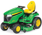 Follow link to the X584 Multi-Terrain Tractor, 48-inch deck product page.