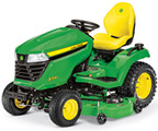 Follow link to the X590 Multi-Terrain Tractor, 54-inch deck product page.